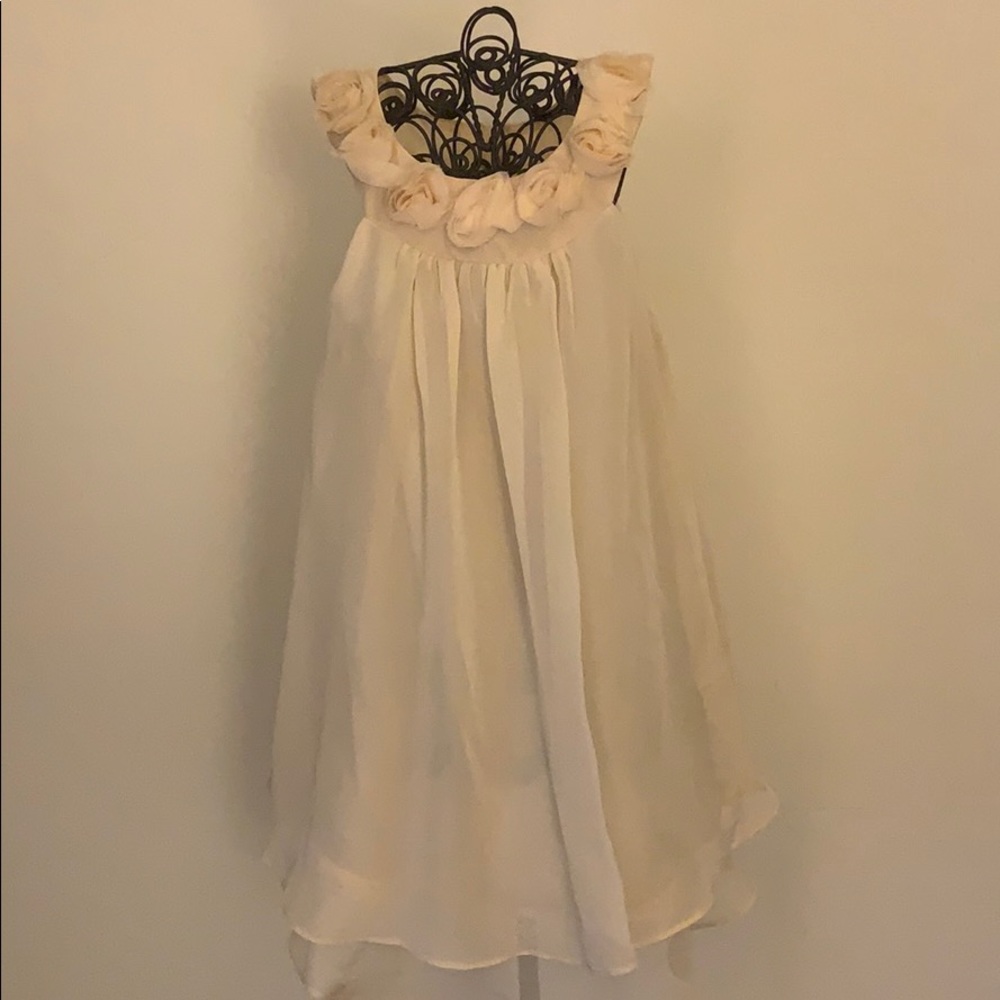 Ivory party kids dress